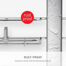 simplehuman X-Large Adjustable Hanging Shower Caddy B07258JL82 - Steel - Like New