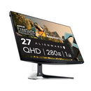 ALIENWARE GAMING MONITOR 27" 2560 X 1440 240HZ DISPLAY DP 1.4 - LUNAR LIGHT - Like New