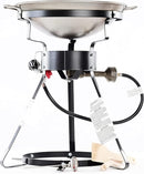 King Kooker 24WC 12" Portable Propane Outdoor Cooker with Wok 24WC - Black Like New