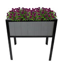 Sunnydaze Steel-Framed Acacia Wood Raised Garden Bed with Legs, 30.75" H NPH-465 - Like New