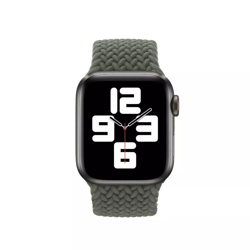 APPLE WATCH 40MM BRAIDED SOLO LOOP - SIZE 1 - INVERNESS GREEN - Like New