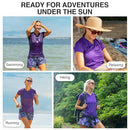 9199 Kanu Surf Women's CB UPF 50+ Swim Tee, Grape, X-Large - Brand New