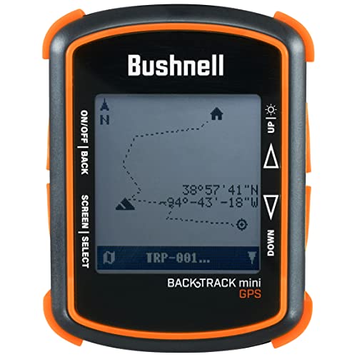 BUSHNELL BACKTRACK MINI GPS NAVIGATION PORTABLE WATERPROOF GPS - BLACK/ORANGE - Like New