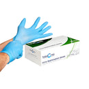 TAKECARE BLUE 4.3 MIL MEDICAL NITRILE GLOVES, 10X100CT, SIZE SMALL - BLUE - Brand New