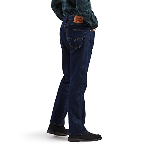Levi's Men's 505 Regular Fit Jeans -Also Available in Big & Tall- RINSE WASH - Brand New