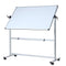 VIZ-PRO DOUBLE-SIDED MAGNETIC MOBILE WHITEBOARD 48 X 36 IN, ALUMINIUM - WHITE - Like New