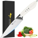 MAD SHARK UTILITY KITCHEN KNIFE 5 PARING KNIFE FRUIT PETTY GIFT BOX - WHITE - Like New