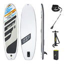 Bestway Hydro-Force Inflatable Stand Up Paddle Board 65342E - White - Like New