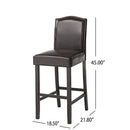 Christopher Knight Home Markson Barstools, 2-Pcs Set, Brown - Brand New