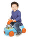 JAKKS PACIFIC THE BLUEY & BINGO KEEPY UPPY RIDE INFANTS INSTALL - BLUE/ORANGE - Brand New
