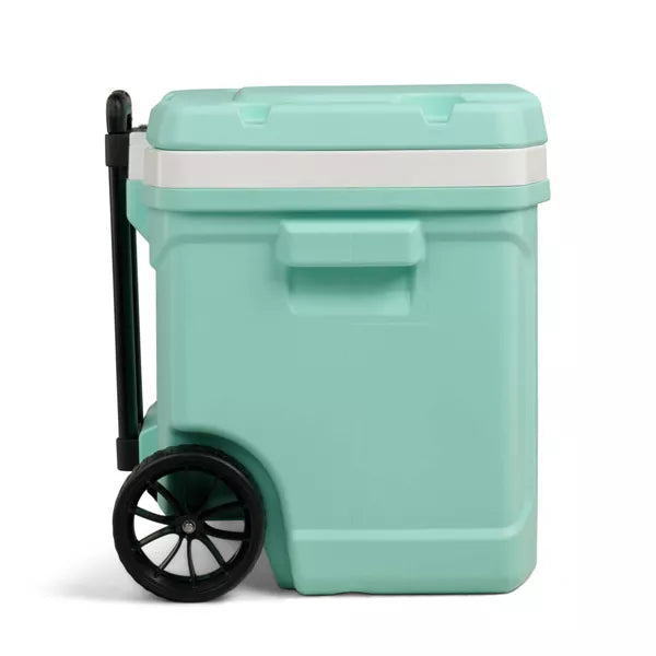 IGLOO LATITUDE 94 CANS/60QT ROLLING COOLER - SEAFOAM - Like New
