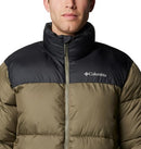 WM0403 Columbia Mens Puffect Iii Jacket Green Black M - Like New