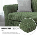 NICEEC Sofa Slipcover Full Cover Easy Fitted Universal (3 Seater Olive) - Brand New