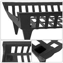 hykolity 24” Cast Iron Fireplace Grate Heavy Duty Fire Grates 3” Clearance - Like New