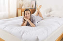 WhatsBedding Feather Mattress Topper California King 5 inches 84x72 Inches - Brand New
