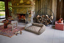 Orvis ComfortFill-Eco Couch Dog Bed Plush Three-Sided Bolster B084LRCH2Y - Large - Brand New