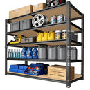 ZEUKMXOO 40" W Garage Shelving Unit 2400Lbs Storage Shelves Heavy Duty - Black - Brand New
