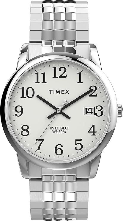 Timex Easy Reader Expansion Band Watch 35mm - Silver Like New