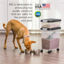 IRIS USA IF-22pc Dog Food Storage Container, Slow Feeder 2pc B0D2PTVDPH - Gray - Like New