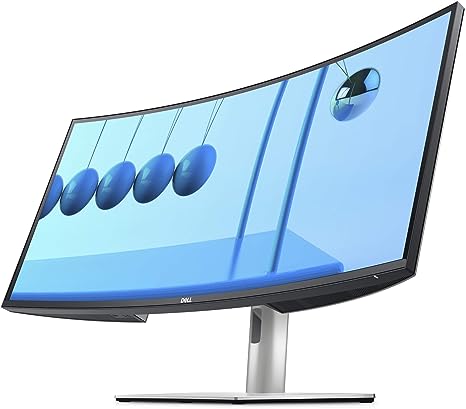 Dell UltraSharp Curved 34.14" WQHD Ultrawide 3YR WTY U3421WE - Platinum Silver - Like New