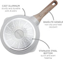 Country Kitchen Nonstick Induction Cookware Sets 11 Piece - Cream - Like New