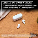 SONY TRULY WIRELESS IN-EAR EARBUD HEADPHONES WITH UP TO 22H WF-C510 - BLACK - Like New