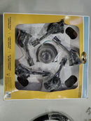 HAMPTON BAY 10 FT. 5-LIGHT BLACK FLEXIBLE TRACK LIGHTING STARTER KIT - BLACK - Like New