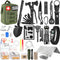 Survival Kits, 149Pcs Survival Gear First Aid Kit IFAK with Molle System Like New