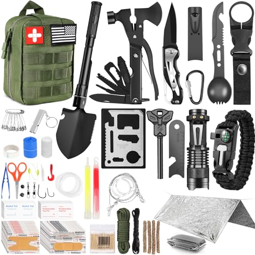 Survival Kits, 149Pcs Survival Gear First Aid Kit IFAK with - Scratch & Dent