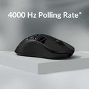 KEYCHRON M3 MINI 4K WIRELESS BLUETOOTH 5.1/2.4 GHZ MOUSE ULTRA LIGHTWEIGHT BLACK - Like New