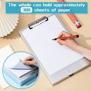 PerKoop 4 Pcs Aluminum Clipboard with Storage Folder Form Holder - B0C1CDR7CC - Brand New