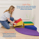 ECR4KIDS SOFTZONE JUNIOR ADVENTURER'S SUMMIT RAMP 4-PIECE - MULTI-COLOR - Like New