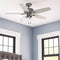 HUNTER 52" TRADITIONAL INDOOR CEILING FAN W LIGHT KIT PULL CHAIN (CC52168-A) - Like New