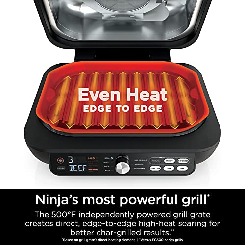 Ninja IG651 Foodi Smart XL Pro 7-in-1 Indoor Grill/Griddle Combo IG651 - BLACK - Brand New