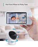 Eufy Security, Video Baby Monitor with Camera and Audio, 2-Cam Kit - White - Like New
