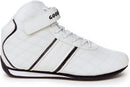 GOODYEAR MENS CLUTCH RACER SNEAKER HIGH-TOP SNEAKERS - SIZE: MEN 8 - WHITE/BLACK - Brand New