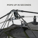 TETON SPORTS VISTA QUICK TENT DOME CAMPING AND BACKPACKING TENT SETUP - YELLOW - Like New