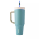 OWALA 40OZ STAINLESS STEEL STRAW TUMBLER - SAGE GREEN - Like New
