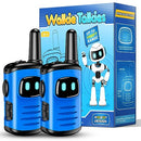 DASTION-99 TOYS KIDS 3-6: DASTION-99 MINI ROBOTS WALKIES TALKIE 2 PACK BLUE Like New