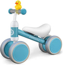 BOBIKE Baby Balance Bike Walker No Pedal Infant 4 Wheels Bicycle - Light Blue Like New