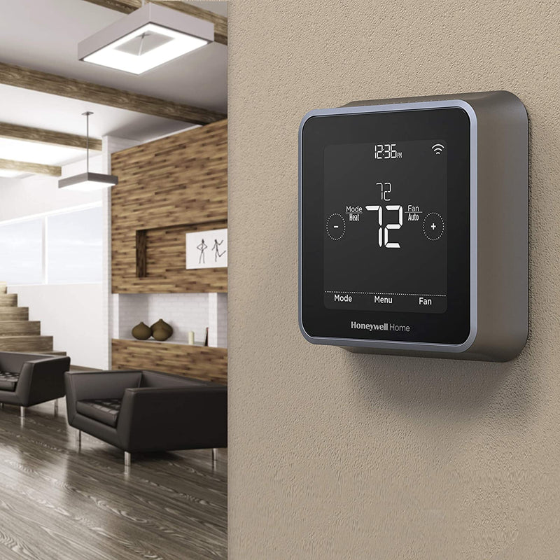 Honeywell Home T5 Plus Wi-Fi Touchscreen Smart Thermostat ‎Black RCHT8612WF2005 New