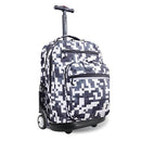 J World Sundance Laptop Rolling Backpack Roller Bookbag with Wheels 20 Inch Camo - Like New