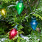 TOUCH OF ECO SOLAR LED CHRISTMAS BULB STRING LIGHTS 20FT 12 VIBRANT LEDS TOE325 Like New