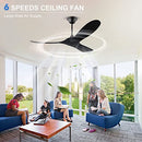 HYSZL 70 Inch Large Ceiling Fan without Light High Cfm Quiet Dc Ceiling Fan - Brand New