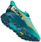 1123158 HOKA ONE ONE WOMANS SPEEDGOAT 5 DEEP TEAL WATER GARDEN Size 8 Like New