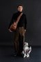 NOAH & PAW DOG SLING CARRIER FOR SMALL DOGS 5-18LB DOG CARRIER - BROWN - Like New