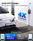 SHOCKFLO LEVEL 1-2 EV CHARGER, 16 AMP 110-240V 21FT, CG01-16A - BLACK - Like New