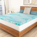 POLAR SLEEP 3 Inch Gel Swirl Memory Foam Mattress Topper King Size B07VV93XCT - Brand New