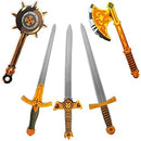 Liberty Imports 5 Pack Assorted Big Foam Swords Toy, Medieval Knights - Brand New