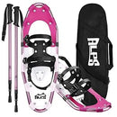 ALPS 21" Light Weight Snowshoes Women Girls Trekking Poles Carry Tote NEW - Brand New